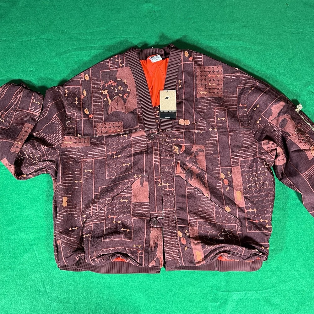 Nike Women's Naomi Osaka Jacquard Oversized Button Jacket Size Medium